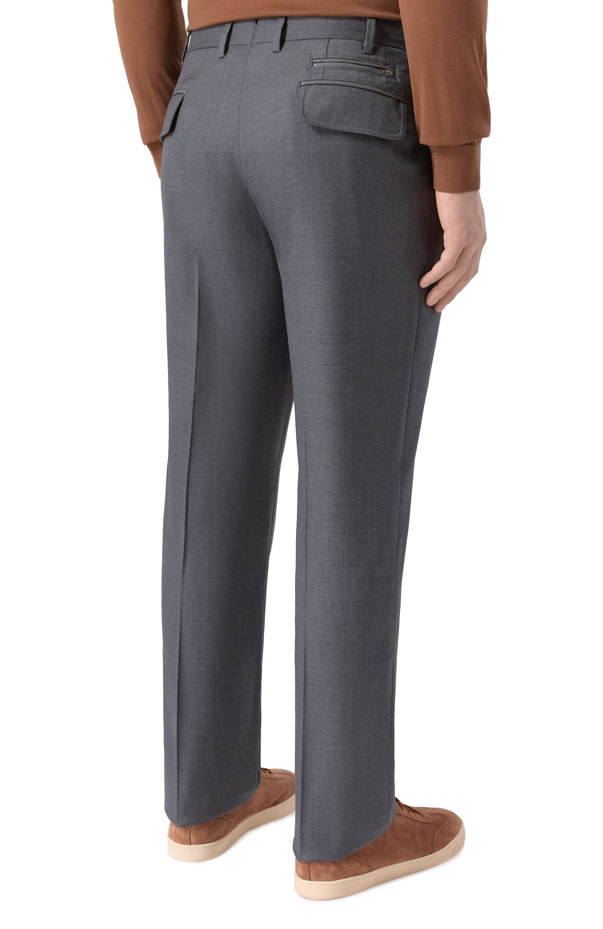 Шерстяные брюки ZILLI, арт. CP0005M020042015U, фото 4