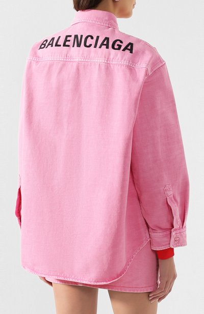 Хлопковая блузка BALENCIAGA, арт. 583239/THW21, фото 4