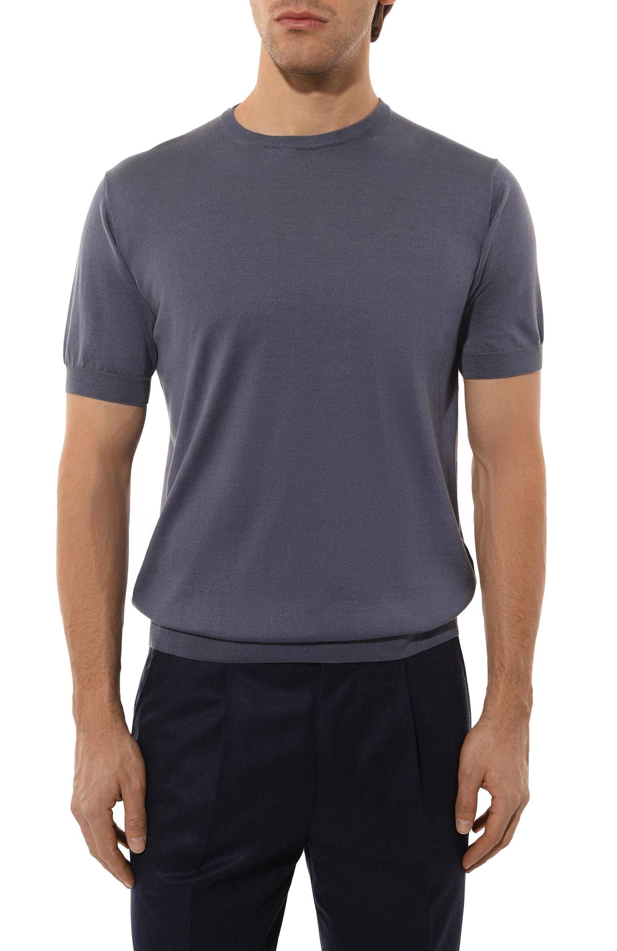 Джемпер из шелка и хлопка GIORGIO ARMANI, арт. 3HSM38/SM63Z, фото 3