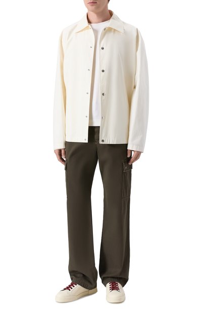 Кожаные кеды portofino light strobel DOLCE & GABBANA, арт. CS2398/A0191, фото 2