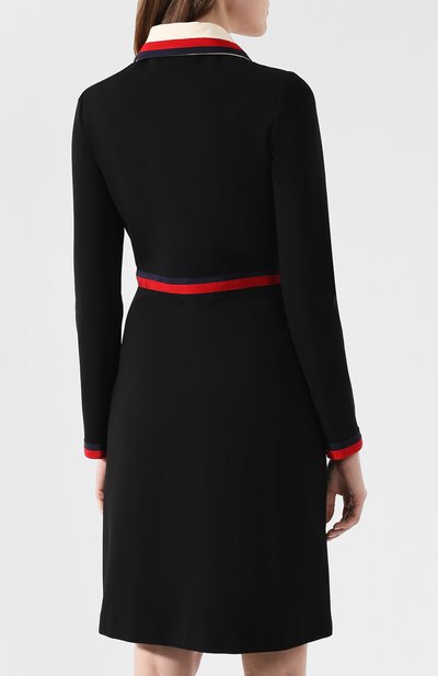 Платье на молнии с контрастной отделкой GUCCI, арт. 538743/X927B, фото 4