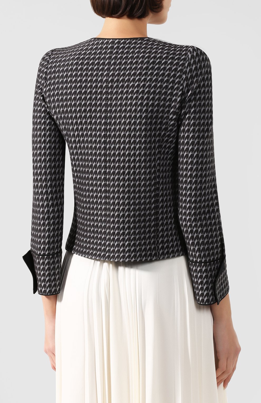 Жакет GIORGIO ARMANI серого цвета по цене 152500 руб., арт. 6GAG77/AJARZ, фото 4 Жакет GIORGIO ARMANI, арт. 6GAG77/AJARZ, фото 4