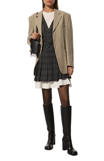 Жилет из вискозы MASTERPEACE темно-серого цвета по цене 12500 руб., арт. MP-CA-OCT22-17, фото 2 Жилет из вискозы MASTERPEACE, арт. MP-CA-OCT22-17, фото 2