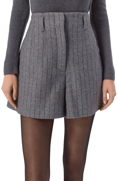 Шерстяные шорты IRO серого цвета по цене 49450 руб., арт. WM30NIRIA, фото 5 Шерстяные шорты IRO, арт. WM30NIRIA, фото 5