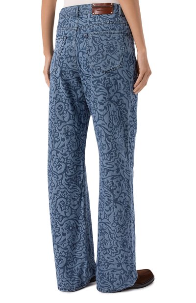 Джинсы presta DRIES VAN NOTEN голубого цвета по цене 63700 руб., арт. 130910/4407, фото 4 Джинсы presta DRIES VAN NOTEN, арт. 130910/4407, фото 4
