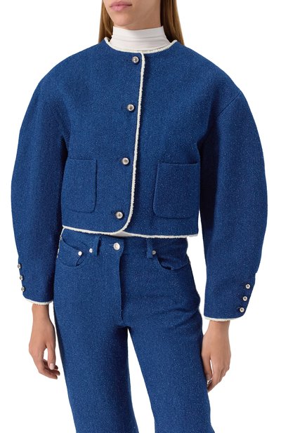 Твидовый жакет MSGM, арт. 3841MDG03/257112, фото 3