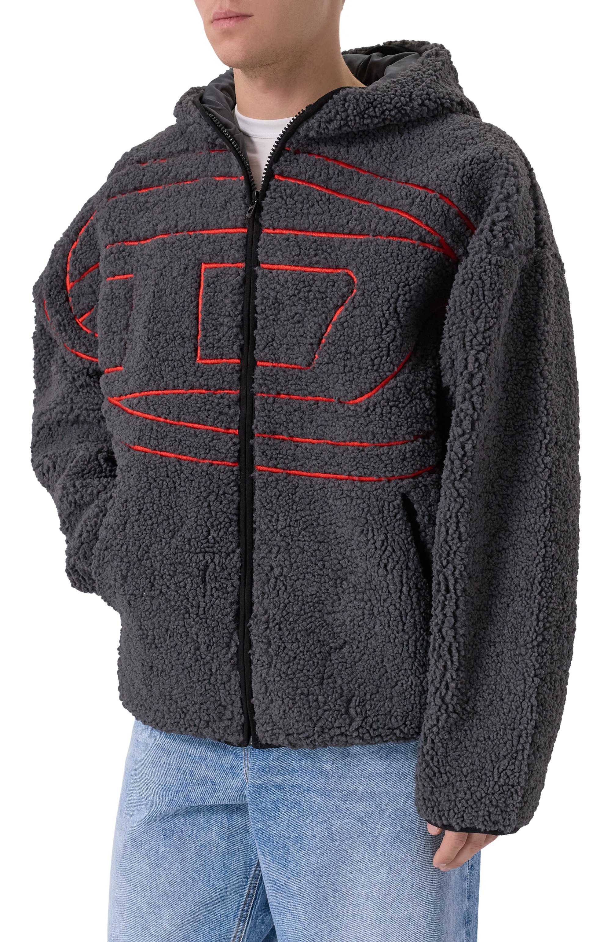 Куртка DIESEL темно-серого цвета по цене 42950 руб., арт. A18947/0KIBT, фото 3 Куртка DIESEL, арт. A18947/0KIBT, фото 3