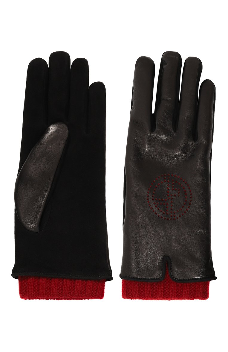 Кожаные перчатки GIORGIO ARMANI, арт. 744130/3F216, фото 1