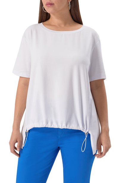 Хлопковая футболка PERSONA BY MARINA RINALDI, арт. GIRANTE, фото 3