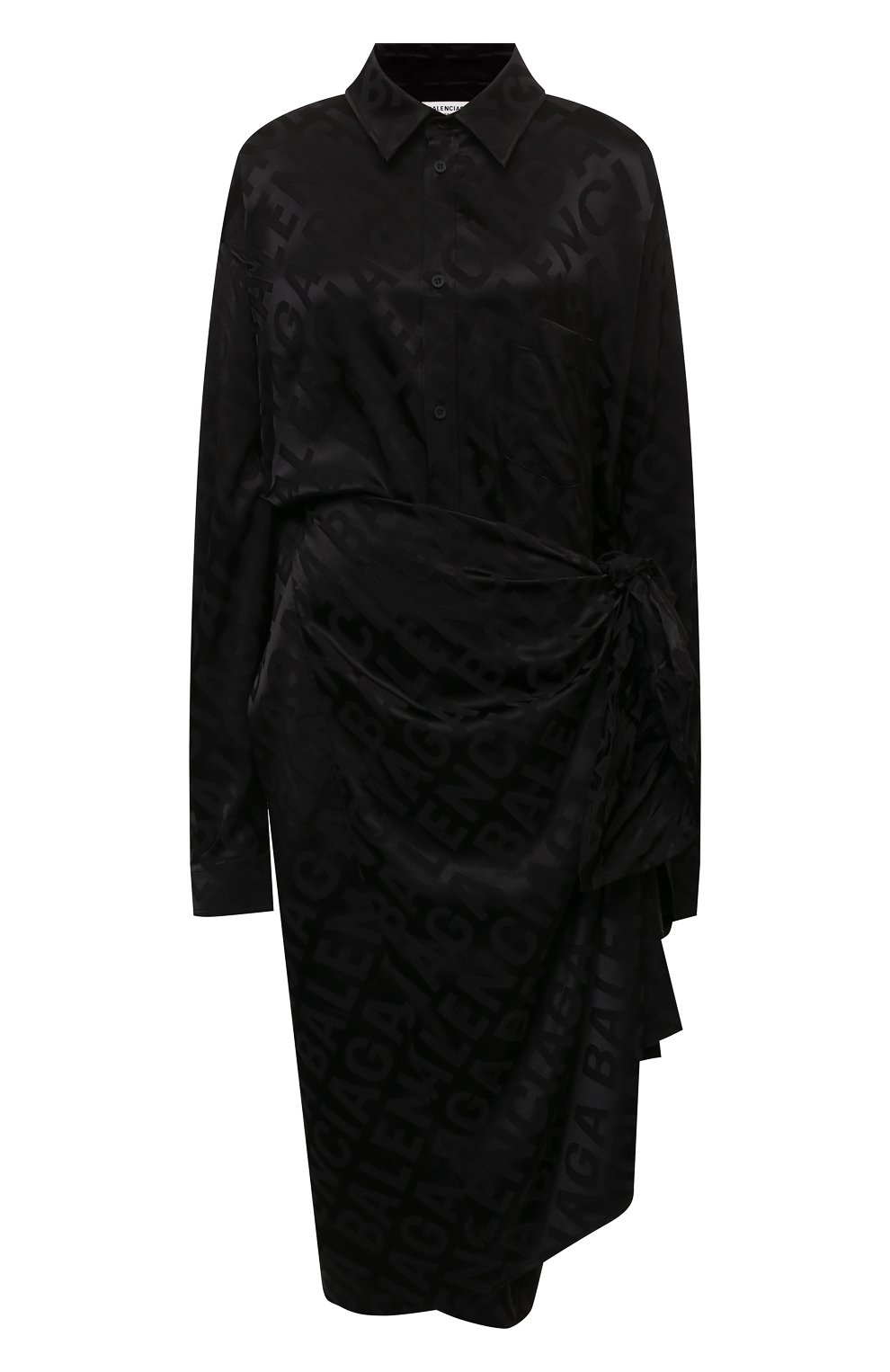 Атласное платье BALENCIAGA, арт. 671667/TI038, фото 1