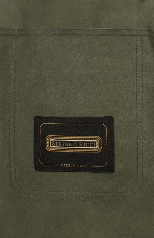 Замшевая куртка-рубашка Stefano Ricci M7J5100283/SUESN4 Хаки  M7J5100283/SUESN4 Фото 7