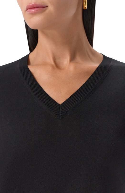 Шерстяной пуловер MVST M0-M25.1MW.K405/34-48 Чёрный  M0-M25.1MW.K405/34-48 Фото 5