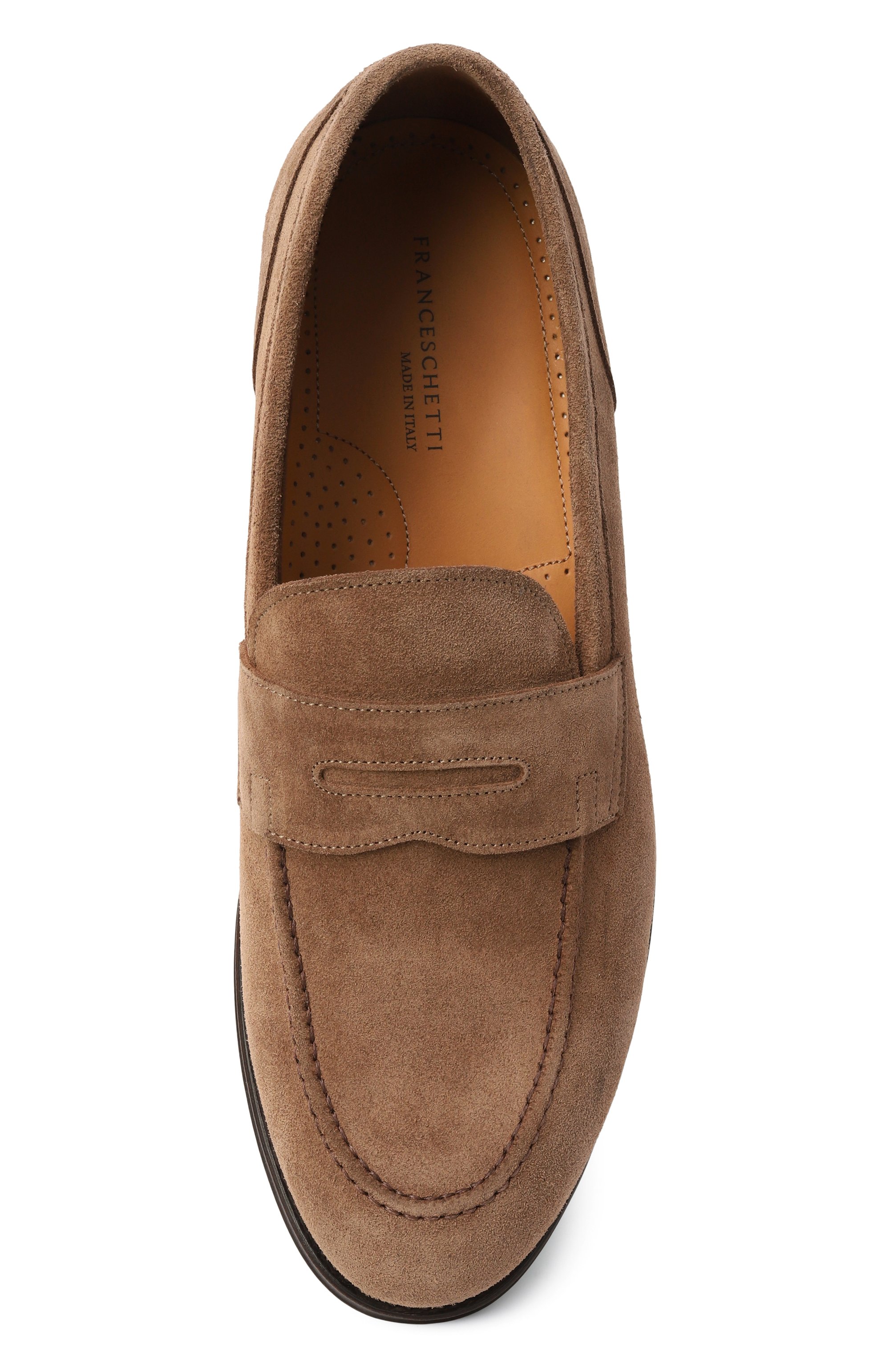 Замшевые пенни-лоферы FRANCESCHETTI бежевого цвета по цене 61700 руб., арт. 2366004/CAM0SCI0, фото 6 Замшевые пенни-лоферы FRANCESCHETTI, арт. 2366004/CAM0SCI0, фото 6