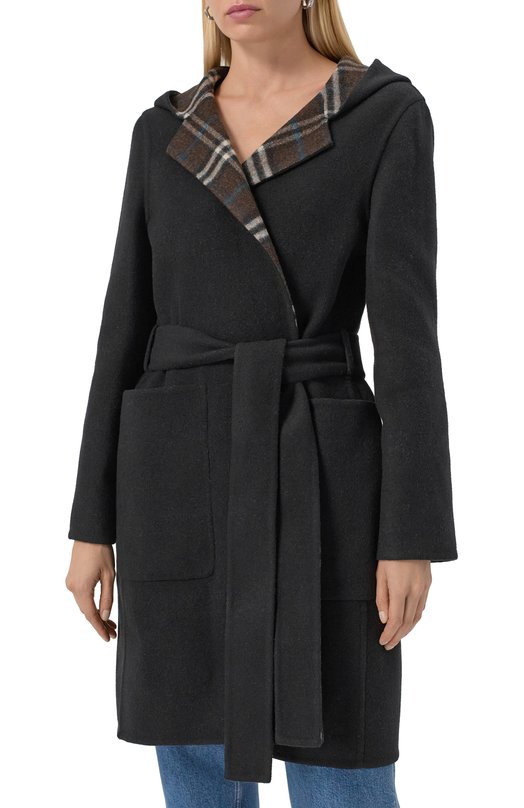 Двустороннее пальто Burberry 8110898 Чёрный  8110898 Фото 3