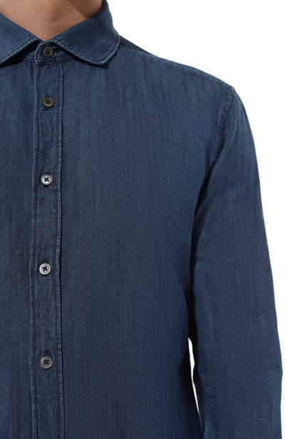 Джинсовая рубашка ZEGNA, арт. UDX12A7/SRF6, фото 5