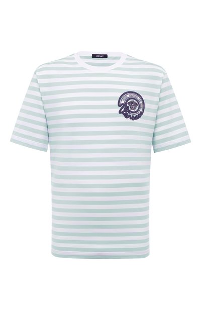 Мужская хлопковая футболка VERSACE, арт. 1013302/1A09873