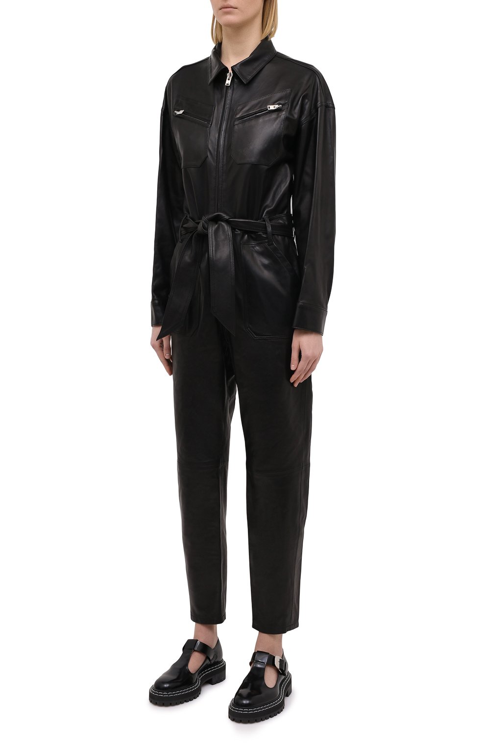 Кожаный комбинезон IRO, арт. WM28HUNDY, фото 3