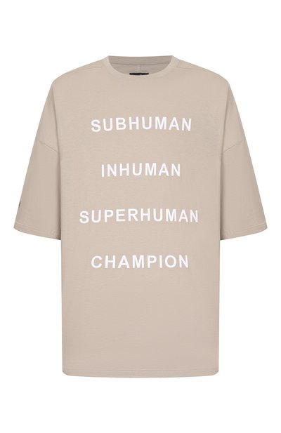 Мужская хлопковая футболка rick owens x champion RICK OWENS, арт. CM01E1675/CHJG