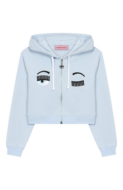 Укороченная толстовка из хлопка CHIARA FERRAGNI, арт. 20PE-CFKF024, фото 1