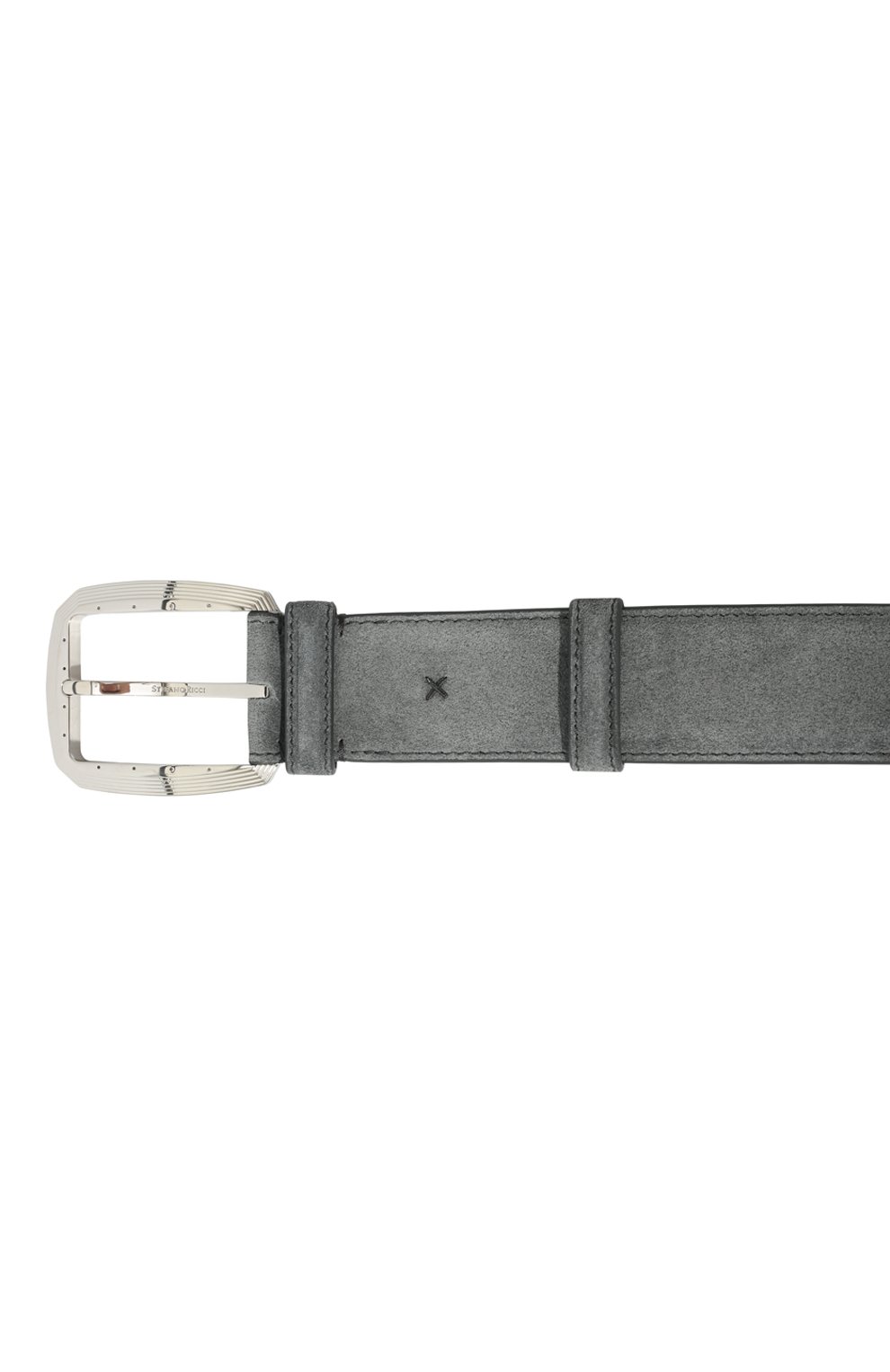 Замшевый ремень STEFANO RICCI серого цвета по цене 109000 руб., арт. N381SD/A570P, фото 4 Замшевый ремень STEFANO RICCI, арт. N381SD/A570P, фото 4