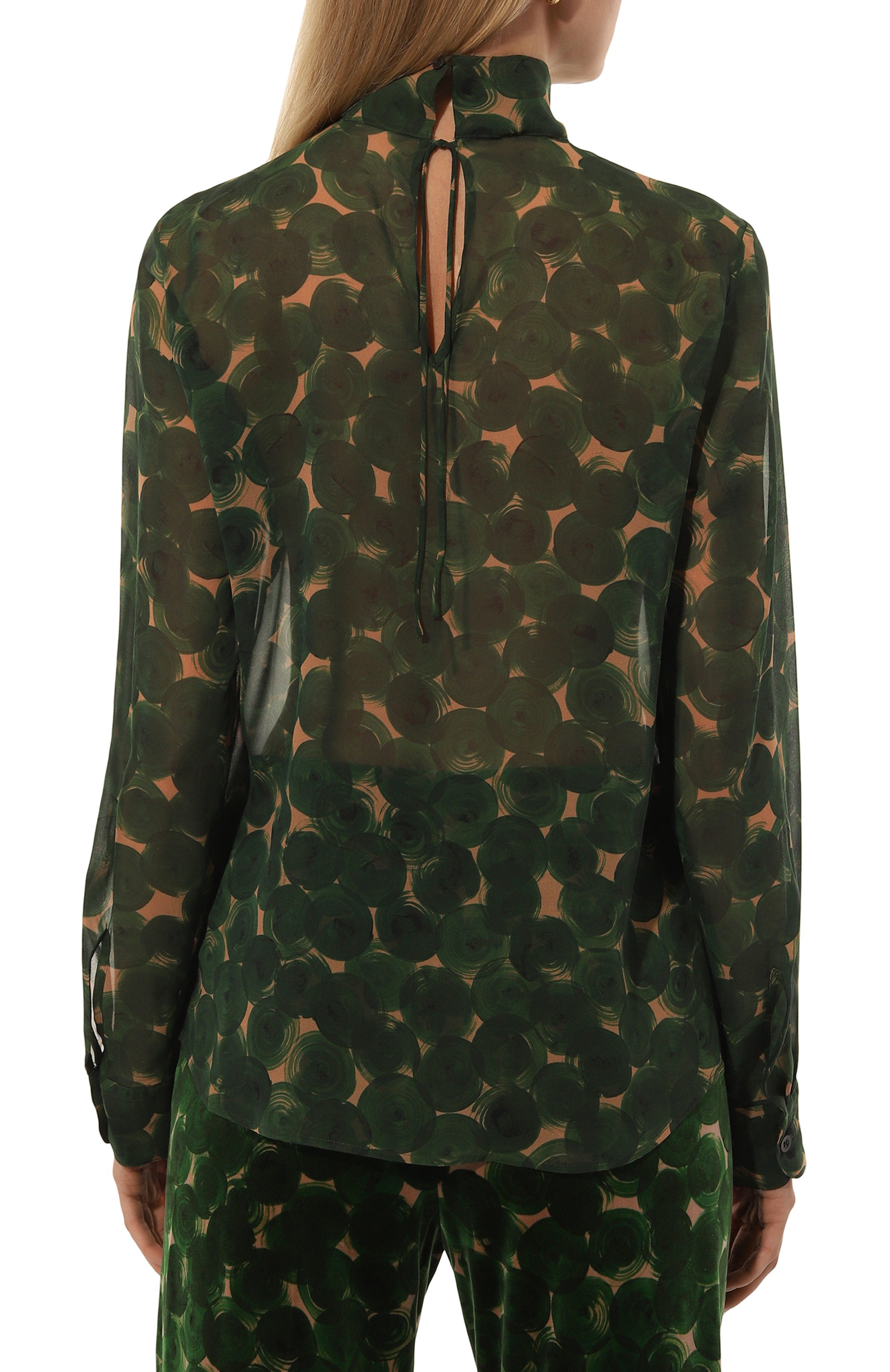 Шелковая блузка DRIES VAN NOTEN, арт. 242-010703-9174, фото 4