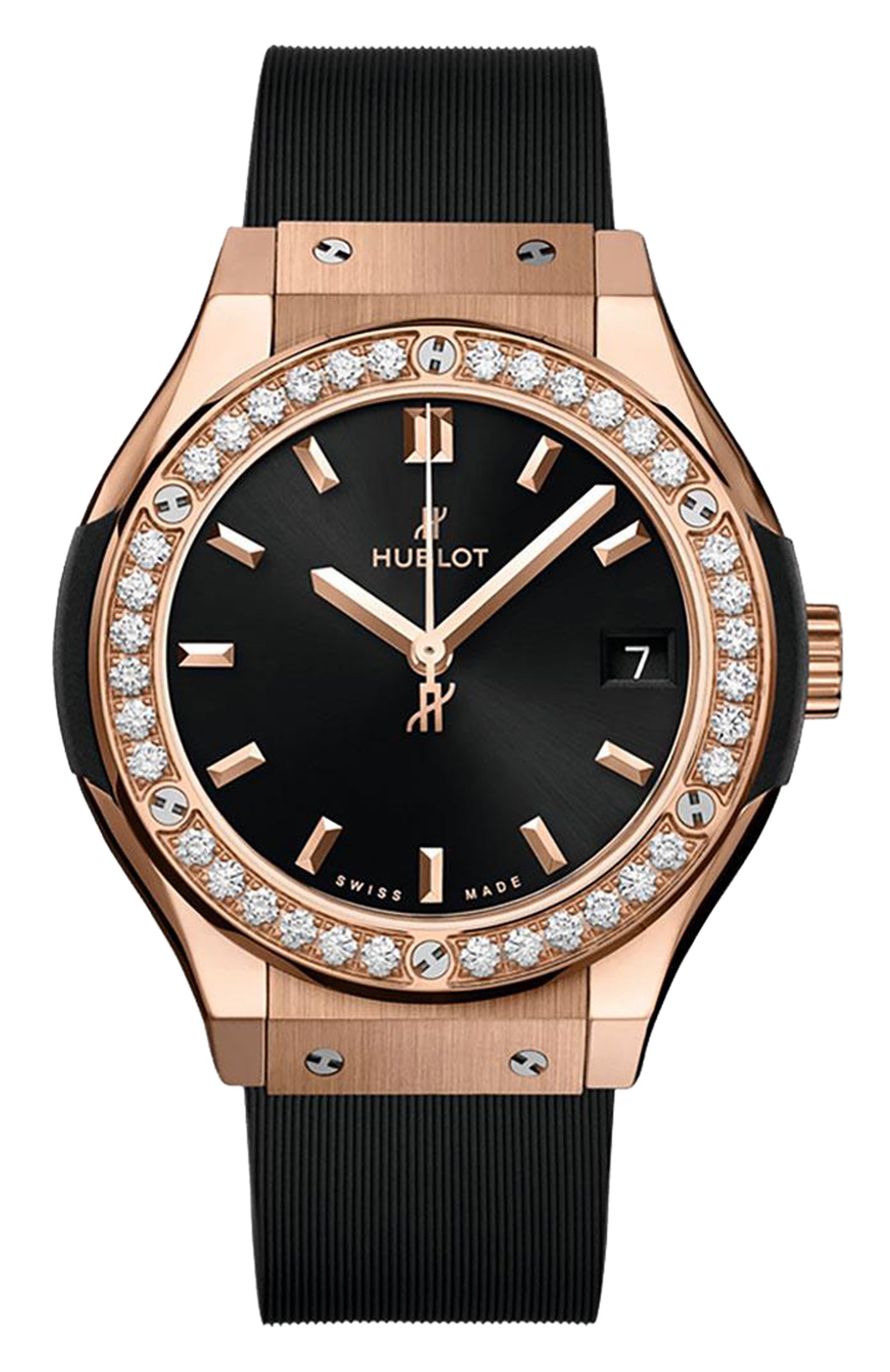 Часы king gold diamonds HUBLOT бесцветного цвета по цене 2795000 руб., арт. 581.OX.1480.RX.1104, фото 1 Часы king gold diamonds HUBLOT, арт. 581.OX.1480.RX.1104, фото 1