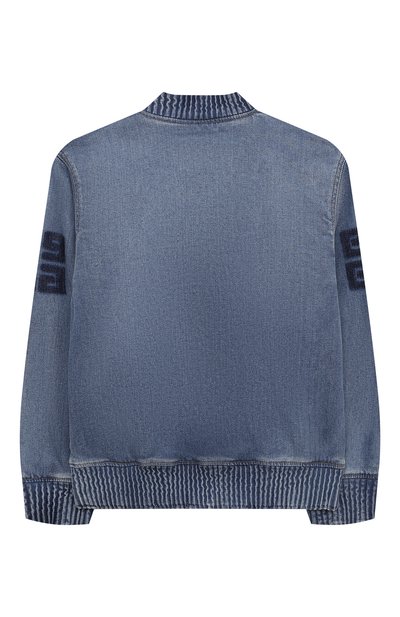 Джинсовый бомбер GIVENCHY синего цвета по цене 43900 руб., арт. H30104/6A-12A, фото 2 Джинсовый бомбер GIVENCHY, арт. H30104/6A-12A, фото 2