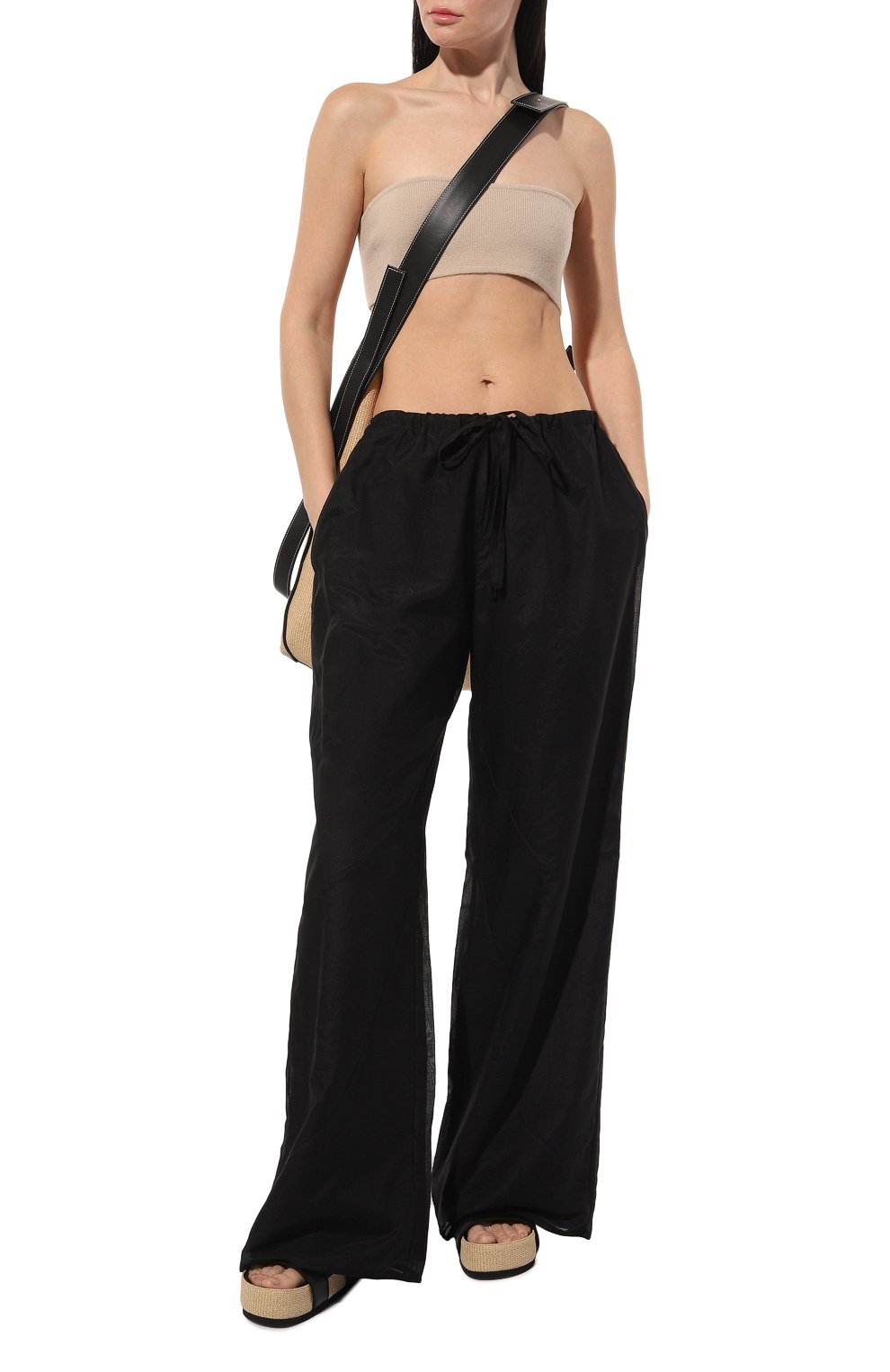 Брюки из хлопка и шелка LILA EUGENIE, арт. 2418, фото 2