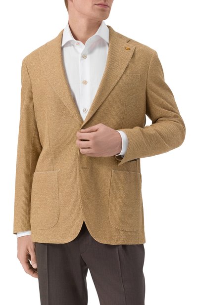 Пиджак изо льна и хлопка SARTORIA LATORRE, арт. JEF74/JH194, фото 4