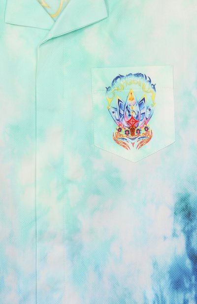 Хлопковая рубашка CASABLANCA, арт. K-SP26-SH-180-01-EX-BC, фото 3