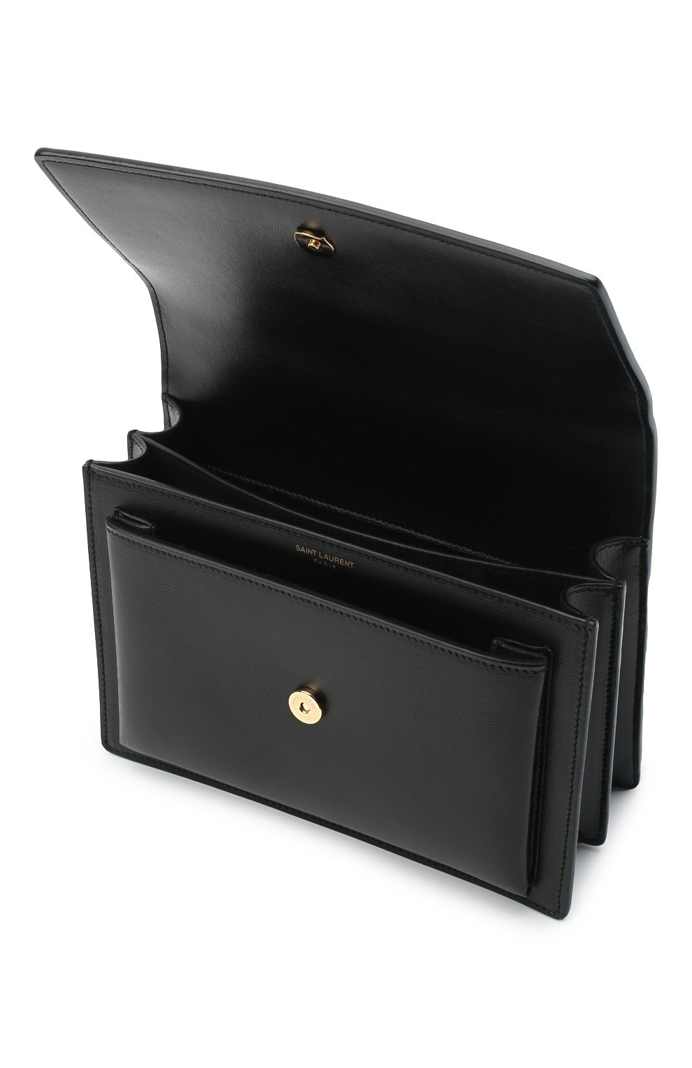 Сумка sunset medium SAINT LAURENT черного цвета по цене 339000 руб., арт. 442906/D420W, фото 4 Сумка sunset medium SAINT LAURENT, арт. 442906/D420W, фото 4