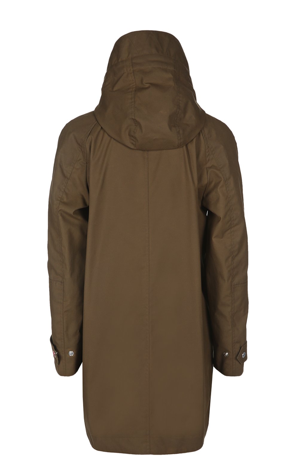 Асимметричная парка с капюшоном BELSTAFF хаки цвета по цене 58500 руб., арт. 72030074, фото 2 Асимметричная парка с капюшоном BELSTAFF, арт. 72030074, фото 2