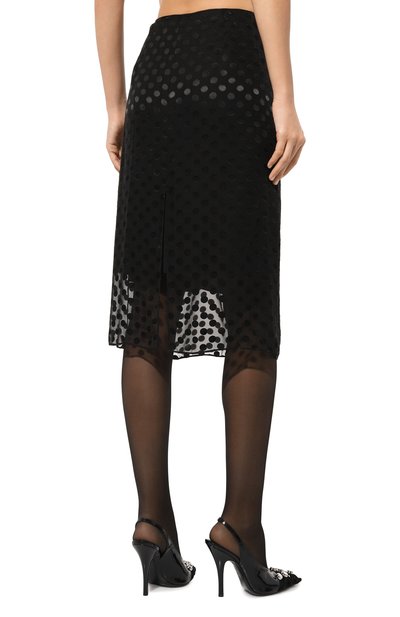 Юбка из шелка и вискозы GIVENCHY, арт. BW40U3/15NV, фото 4