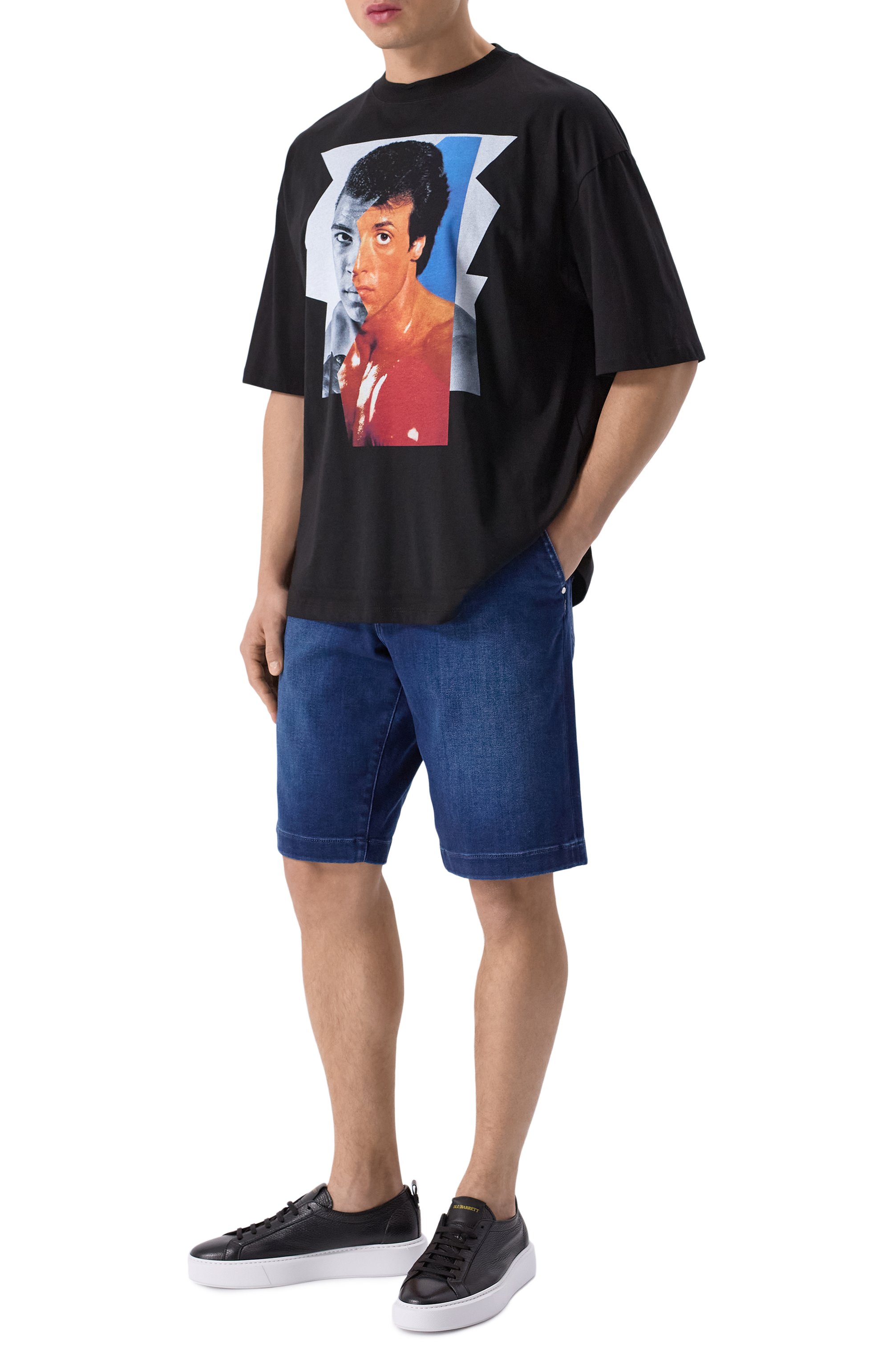 Хлопковая футболка DIEGO VENTURINO, арт. DVTS0MARB, фото 2