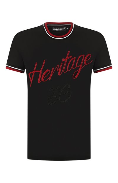 Хлопковая футболка DOLCE & GABBANA, арт. G8KC0Z/G7V0U, фото 1