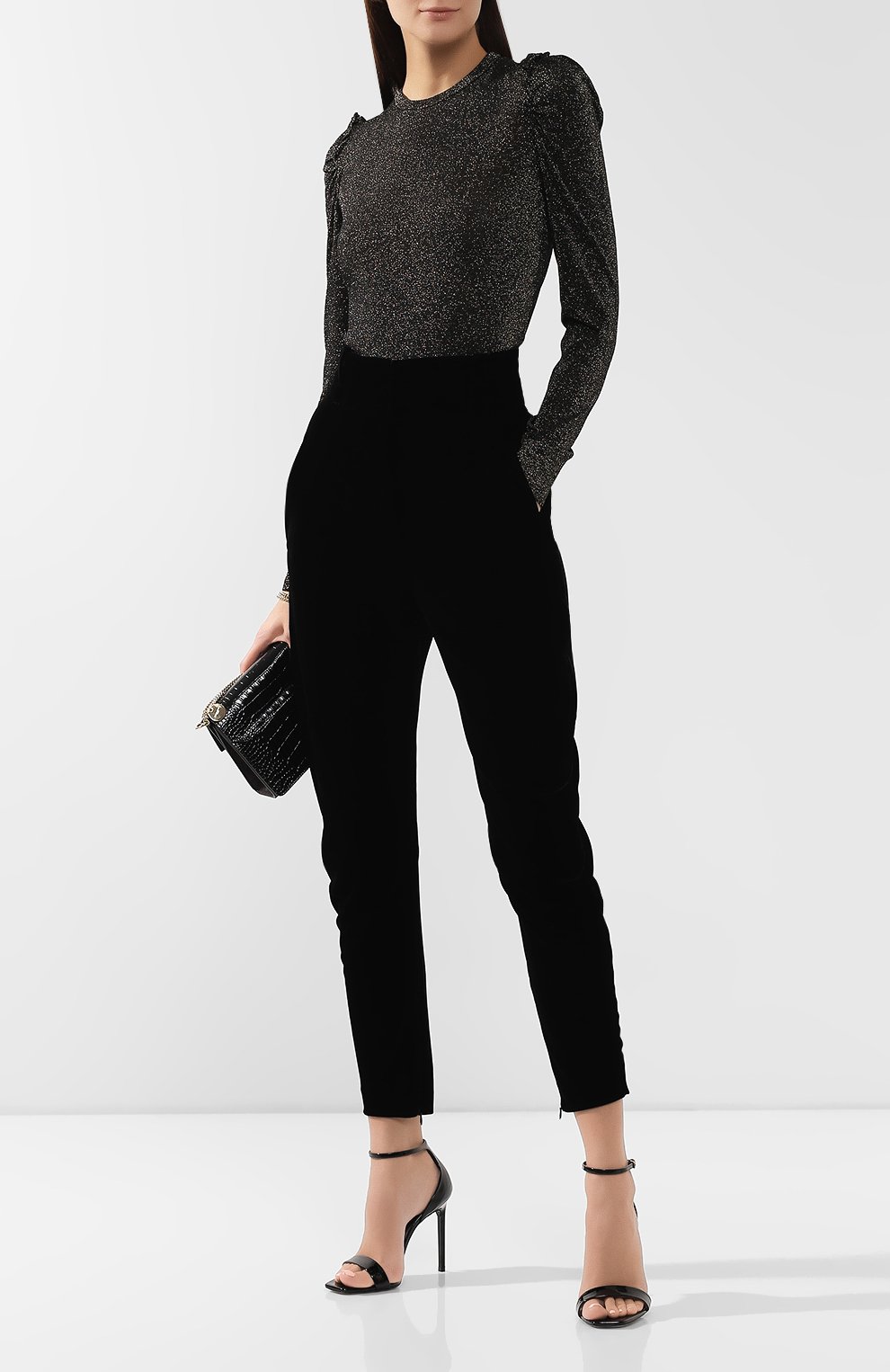 Брюки с завышенной талией GIORGIO ARMANI, арт. 9WHPP099/T0023, фото 2