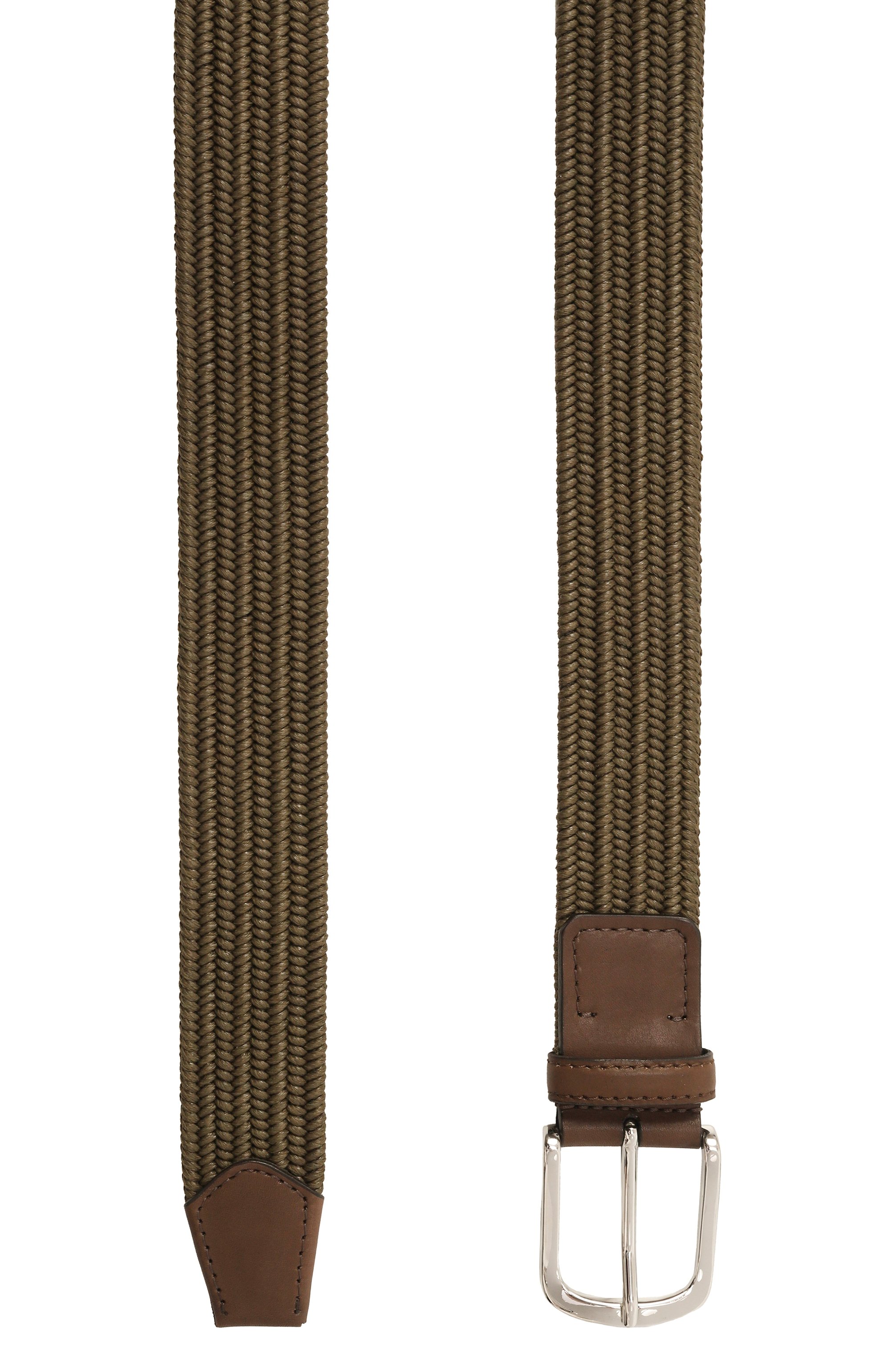 Текстильный ремень BARRETT хаки цвета по цене 20550 руб., арт. 25B606.1, фото 3 Текстильный ремень BARRETT, арт. 25B606.1, фото 3