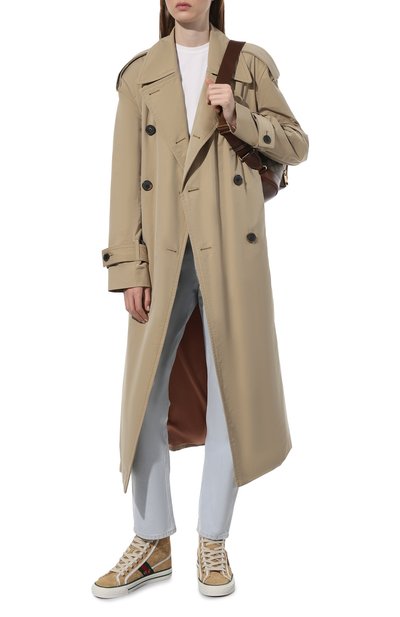 Замшевые кеды gucci tennis 1977 GUCCI, арт. 649327/UJ510, фото 2