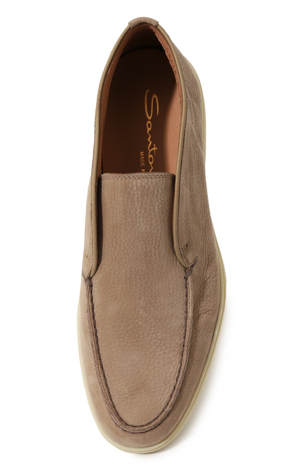 Ботинки из нубука SANTONI, арт. WUYG58458TISNPRX, фото 6