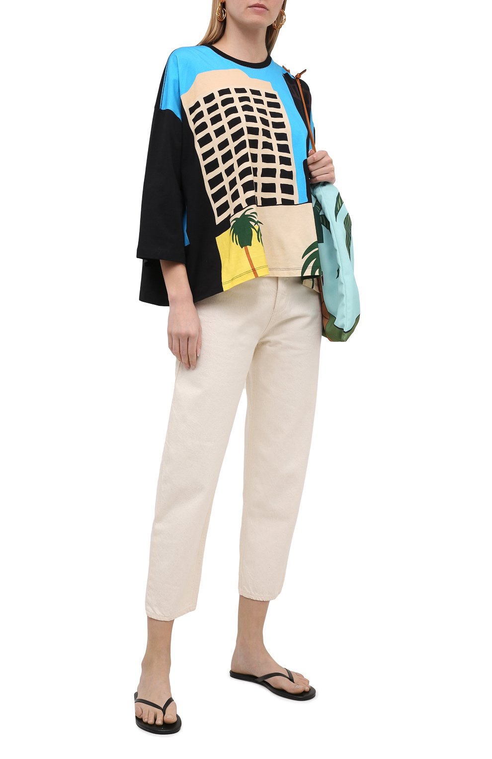 Кожаные шлепанцы MELISSA ODABASH, арт. SANDALS, фото 2