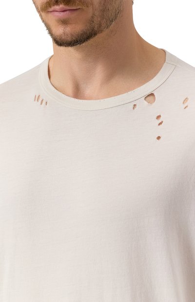 Хлопковая футболка ANN DEMEULEMEESTER, арт. B0013222/FA637, фото 5