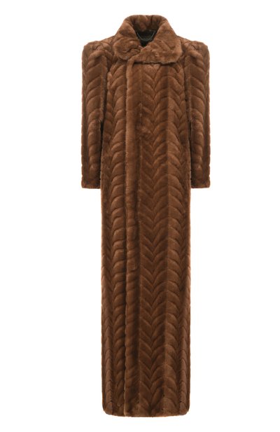 Женская шуба из экомеха BALENCIAGA, арт. 848877/TTQ07