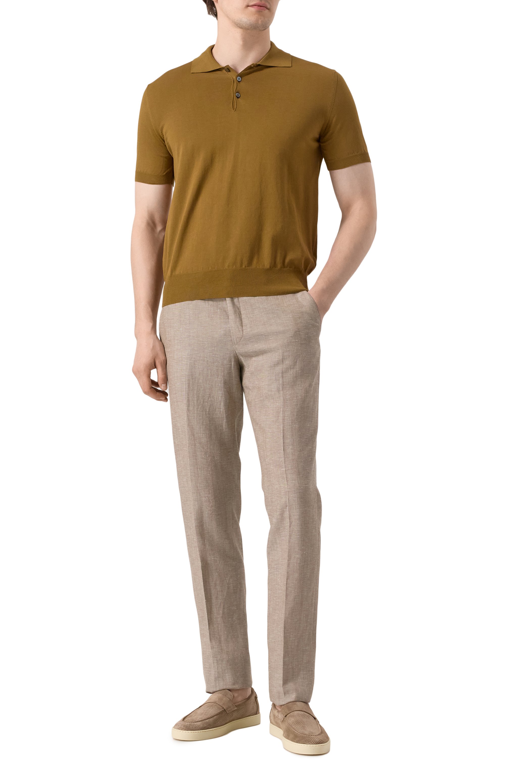 Хлопковое поло CANALI, арт. C0127/MK00145, фото 2