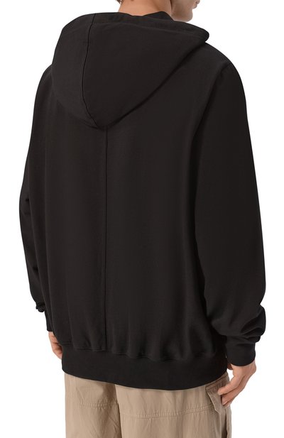 Хлопковое худи RICK OWENS, арт. RU02F4281/BA, фото 4