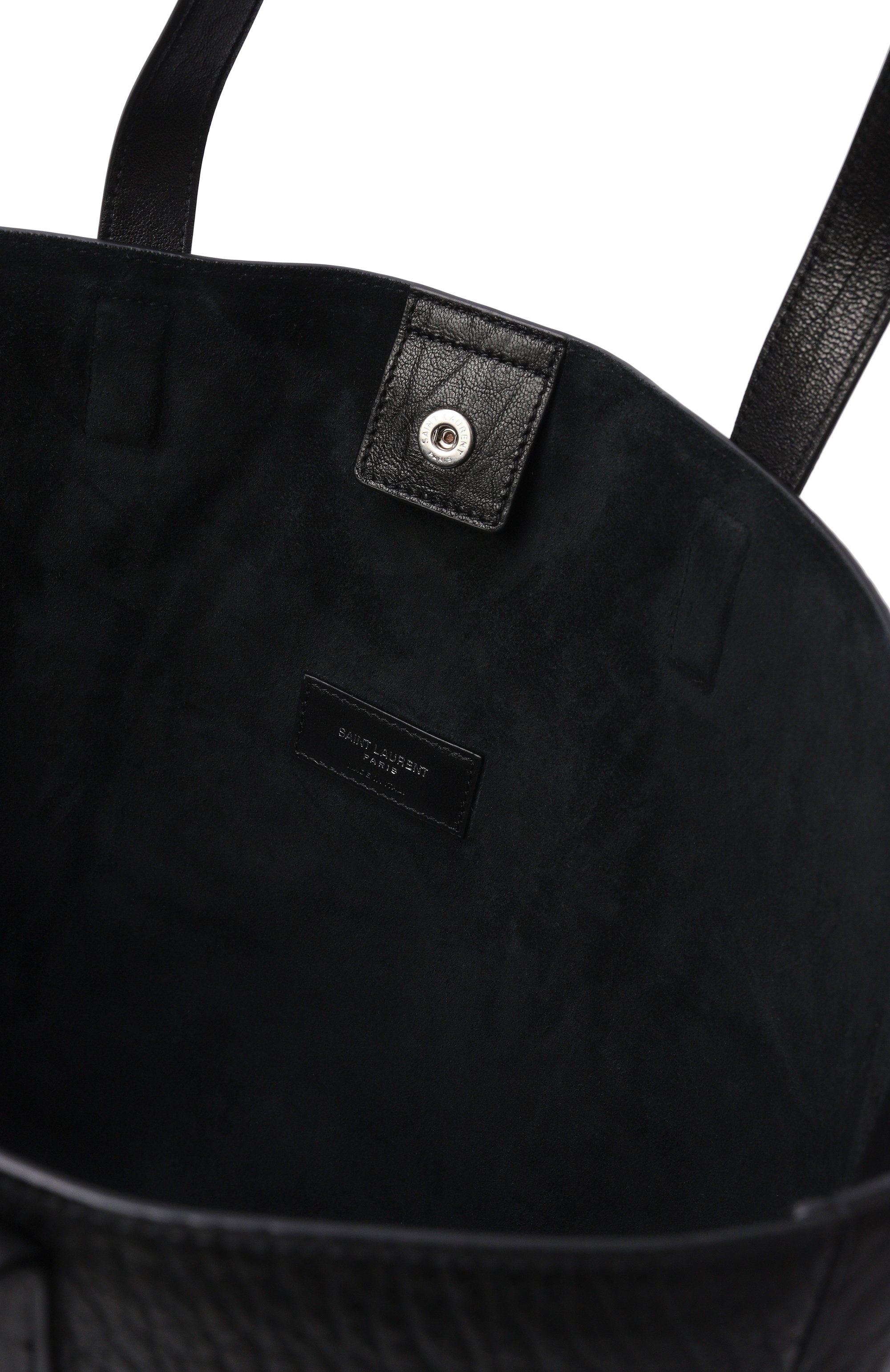 Сумка-тоут bold SAINT LAURENT черного цвета по цене 375000 руб., арт. 845384/AACIU, фото 4 Сумка-тоут bold SAINT LAURENT, арт. 845384/AACIU, фото 4