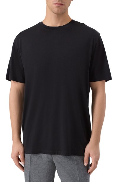 Шерстяная футболка BOGNER черного цвета по цене 23700 руб., арт. 58499692, фото 3 Шерстяная футболка BOGNER, арт. 58499692, фото 3