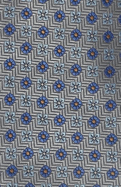 Шелковый галстук CANALI серого цвета по цене 16800 руб., арт. 18/HJ03988, фото 4 Шелковый галстук CANALI, арт. 18/HJ03988, фото 4