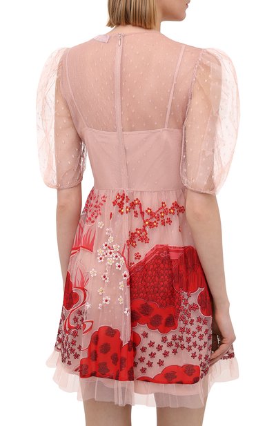 Платье REDVALENTINO красного цвета по цене 89150 руб., арт. VR3VA17F/5QM, фото 4 Платье REDVALENTINO, арт. VR3VA17F/5QM, фото 4