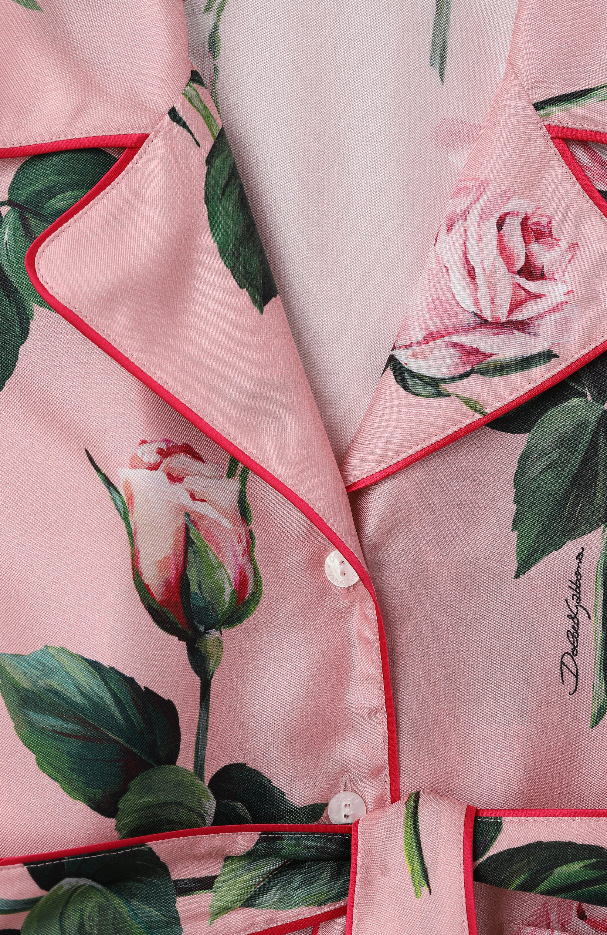 Шелковая рубашка DOLCE & GABBANA, арт. L56S29/IS1X8/8-14, фото 3