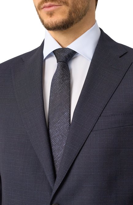 Мужской шелковый галстук CANALI, арт. 18/HJ04204